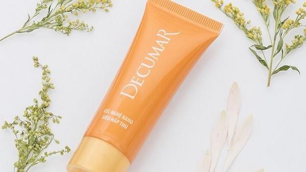 Decumar trị sẹo lõm hướng dẫn sử dụng làm sạch da thoa đều massage nhẹ nhàng