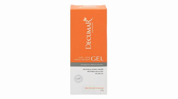 Decumar trị sẹo lõm thành phần chính nano curcumin tinh chất hành tây đỏ vitamin e
