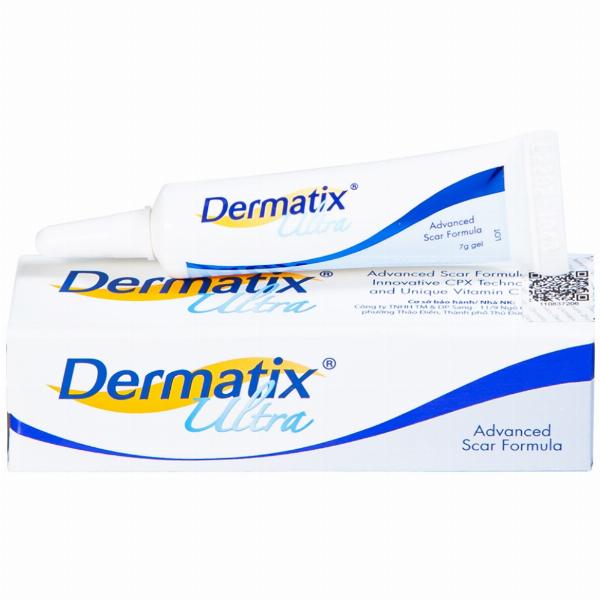 thành phần dermatix ultra và công dụng cụ thể giúp làm mờ sẹo lồi