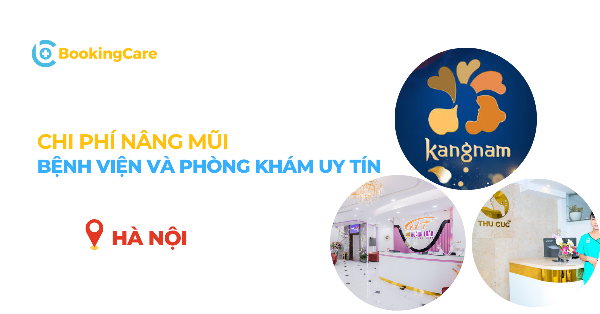 Minh họa các dáng mũi trước và sau nâng mũi Asform 6D cho các trường hợp khác nhau (mũi tẹt, đầu mũi to, mũi hỏng)