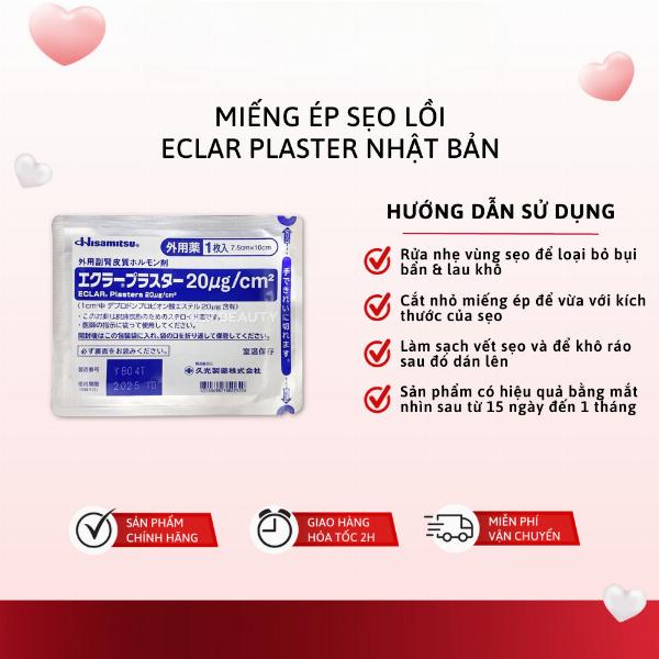 Đánh giá của chuyên gia về miếng dán sẹo lồi Eclar Plaster