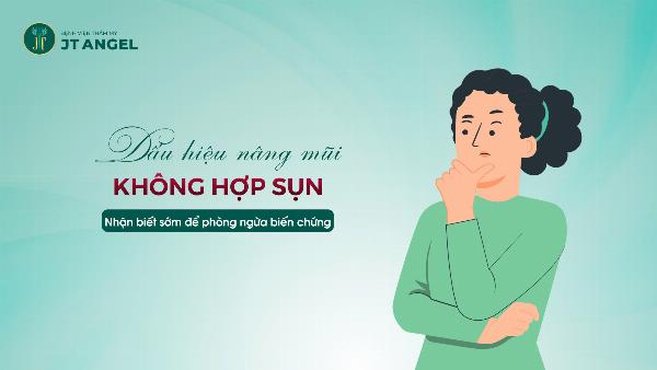Hình ảnh mô tả sụn nhân tạo kém chất lượng dễ gây phản ứng không hợp sụn sau nâng mũi