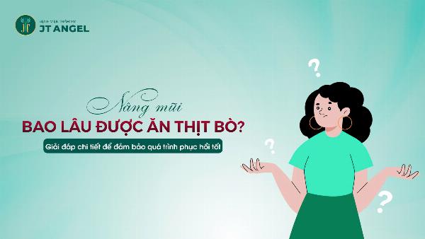 Dinh dưỡng và vai trò trong hồi phục sau phẫu thuật thẩm mỹ mũi